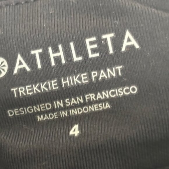 Athleta Trekkie Hike Pant black, size 4 - Picture 6 of 6